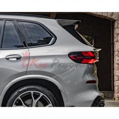 SQ Style Dry Carbon Fiber Roof Spoiler Top Wing For BMW X5 G05 2019-On