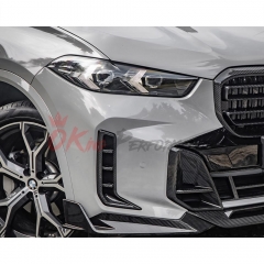 MP Style Dry Carbon Fiber Front Bumper Side Vent For BMW X5 G05 LCI 2024-On