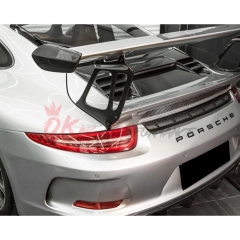 GT3RS 991.1 Style Half Carbon Fiber (cfrp) Rear Spoiler GT Wing With Trunk Lid For Porsche 911 Carrera 991 991.1 991.2 2012-2018