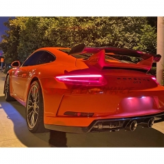 GT3 991.2 Style Glass Fiber Rear Bumper For Porsche 911 Carrera 991 991.1 991.2 2012-2018