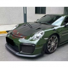 GT3RS Style Carbon Fiber Hood For Porsche 911 Carrera 991 991.1 991.2 2012-2018