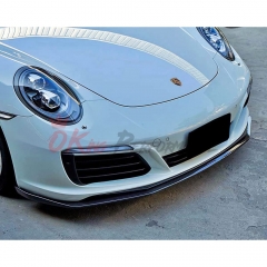 OD Style Carbon Fiber Front Lip For Porsche 911 Carrera 991 991.2 2016-2018