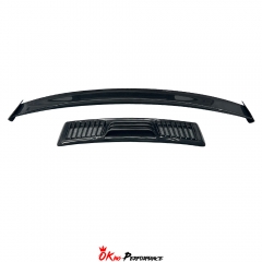 TopCar Style Carbon Fiber Rear Spoiler With Trunk Lid For Porsche 911 Carrera 991 991.1 991.2 Turbo S 2012-2018