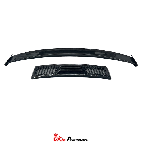 TopCar Style Carbon Fiber Rear Spoiler With Trunk Lid For Porsche 911 Carrera 991 991.1 991.2 Turbo S 2012-2018