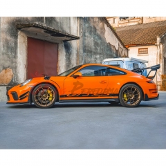 GT3RS Style Upgrade Body Kit With Dry Carbon Fiber Aero Body Kits For Porsche 911 Carrera 991 991.1 991.2 2012-2018