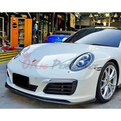 OD Style Carbon Fiber Front Lip For Porsche 911 Carrera 991 991.2 2016-2018