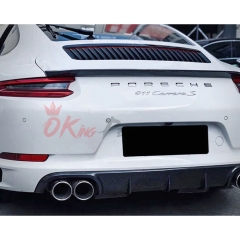 OD Style Carbon Fiber Rear Diffuser For Porsche 911 Carrera 991 991.2 2016-2018