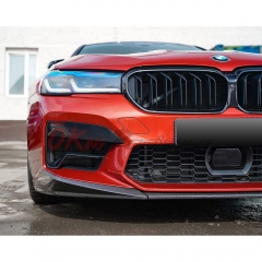 Dry Carbon Fiber Front Bumper Trim For BMW F90 M5 LCI 2020-2023