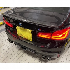 CS Style Carbon Fiber Rear Diffuser For BMW F90 M5 2017-2023