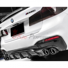 FD Style Carbon Fiber Rear Diffuser For BMW 5 Series G30 G38 2017-2023