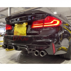 CS Style Carbon Fiber Rear Diffuser For BMW F90 M5 2017-2023