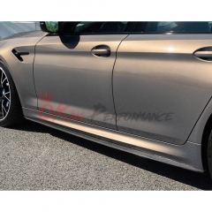 MP Style Carbon Fiber Side Skirt For BMW 5 Series G30 2017-2023