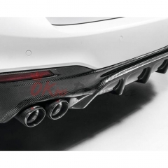 FD Style Carbon Fiber Rear Diffuser For BMW 5 Series G30 G38 2017-2023