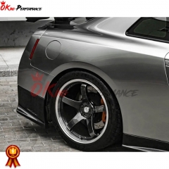 Nismo Style Half Carbon Fiber Rear Bumper Assembly For Nissan R35 GTR 2008-2019