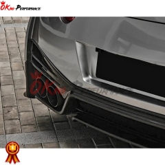 Nismo Style Half Carbon Fiber Rear Bumper Assembly For Nissan R35 GTR 2008-2019