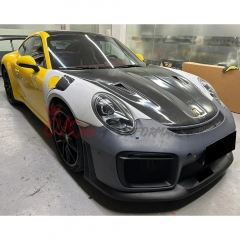 GT2RS Style Carbon Fiber Hood For Porsche 911 Carrera S 4S 911 991.1 991.2 2012-2018