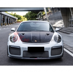 GT2RS Style Dry Carbon Fiber Hood For Porsche 911 Carrera S 4S 911 991.1 991.2 2012-2018