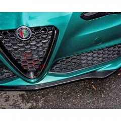 Carbon Fiber Front Grille Cover For Alfa Romeo Giulia 2016-2023