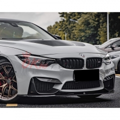 MP Style Dry Carbon Fiber Front Lip For BMW M3 M4 F80 F82 F83 2014-2020