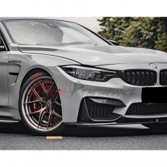 MP Style Dry Carbon Fiber Front Lip For BMW M3 M4 F80 F82 F83 2014-2020