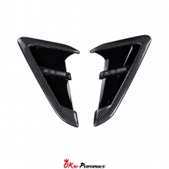 Carbon Fiber Fender Vent Trims For BMW F97 X3M F98 X4M 2019-2021