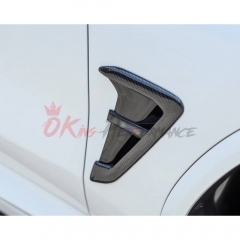 Carbon Fiber Fender Vent Trims For BMW F97 X3M F98 X4M 2019-2021