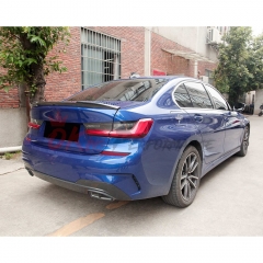 CS Style Dry Carbon Fiber Trunk Spoiler Rear Wing For BMW 3 Series G20 2019-2025