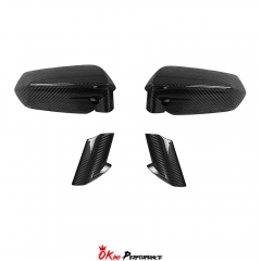 Dry Carbon Fiber Mirror Caps (replacement) For Lamborghini Aventador LP700-4 LP720 LP750 2011-2015