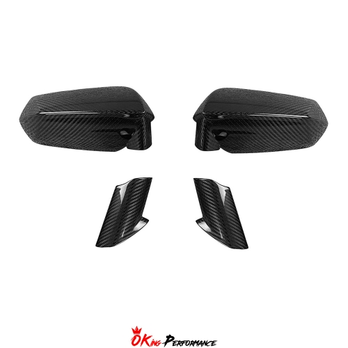 Dry Carbon Fiber Mirror Caps (replacement) For Lamborghini Aventador LP700-4 LP720 LP750 2011-2015