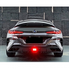 PSM Style Dry Carbon Fiber Rear Spoiler Trunk Wing For BMW 8 Series G14 G15 2018-2022