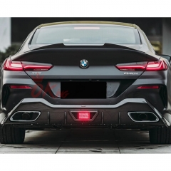 AC Style Dry Carbon Fiber Trunk Spoiler Rear Wing For BMW 8 Series G14 2018-2022