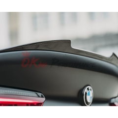 AC Style Dry Carbon Fiber Trunk Spoiler Rear Wing For BMW 8 Series G14 2018-2022