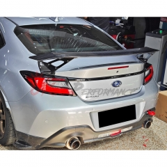 Greddy Style Carbon Fiber GT Spoiler Rear Wing For Subaru BRZ ZD8 Toyota GR86 ZN8 2022-2025