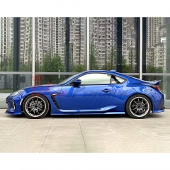 Kuhl Kruise KR-ZD8RR Style Carbon Fiber Side Skirt For Subaru BRZ ZD8 Toyota GR86 ZN8 2022-2025