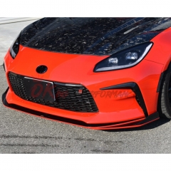 M Sport Style Carbon Fiber Front Lip For Toyota GR86 ZN8 2022-2025