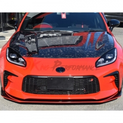 M Sport Style Carbon Fiber Front Lip For Toyota GR86 ZN8 2022-2025