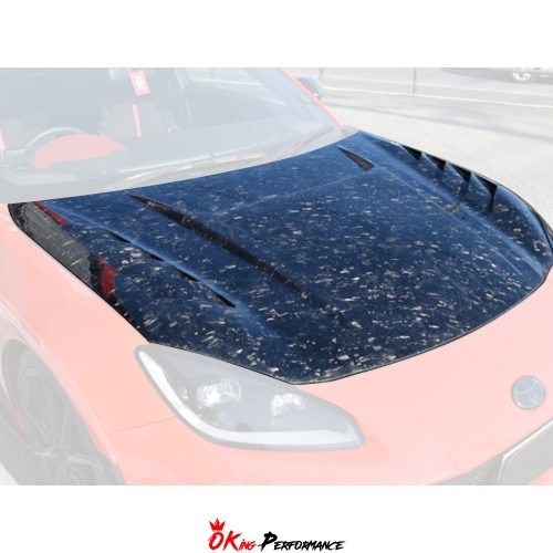 M Sport Style Carbon Fiber Hood For Subaru BRZ ZD8 Toyota GR86 ZN8 2022-2025