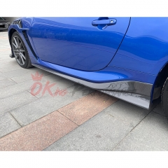 Varis V1 Style Carbon Fiber Side Skirt For Subaru BRZ ZD8 Toyota GR86 ZN8 2022-2025