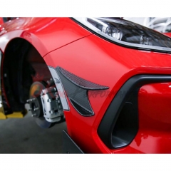 HKS Style Carbon Fiber Front Bumper Canards For Subaru BRZ ZD8 2022-2025