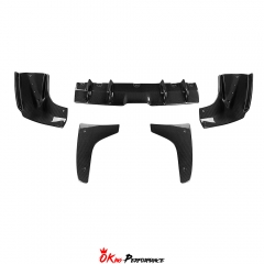 HKS Style Carbon Fiber Rear Diffuser Set For Subaru BRZ ZD8 Toyota GR86 ZN8 2022-2025