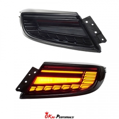 Smoked Dragon Scale V2 Style Taillight For Subaru BRZ ZD8 Toyota GR86 ZN8 2022-2025