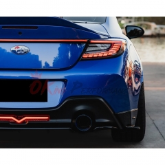 White Dragon Scale Style Taillight For Subaru BRZ ZD8 Toyota GR86 ZN8 2022-2025