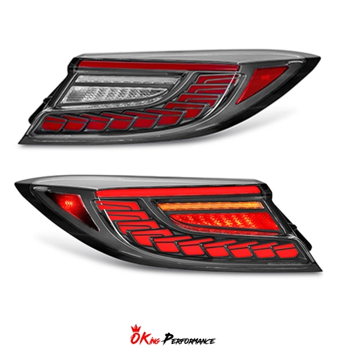 Red Dragon Scale Style Taillight For Subaru BRZ ZD8 Toyota GR86 ZN8 2022-2025