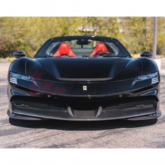 Novitec Style Dry Carbon Fiber Hood Trims For Ferrari SF90