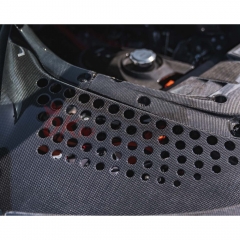 OEM Style Dry Carbon Fiber Engine Bay Cooling Net For Ferrari SF90