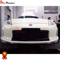 Varis Style Half Carbon Fiber Front Lip For NIissan 370Z Z34 2012-2019