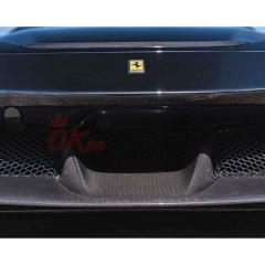 OEM Style Dry Carbon Fiber Lower Front Middle Air Intake For Ferrari SF90