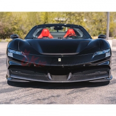 OEM Style Dry Carbon Fiber Front Splitter For Ferrari SF90