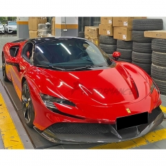 OEM Style Dry Carbon Fiber Front Lip For Ferrari SF90