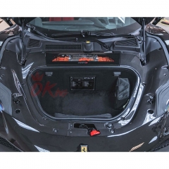 Dry Carbon Fiber Front Trunk Storage Box Cover For Ferrari SF90